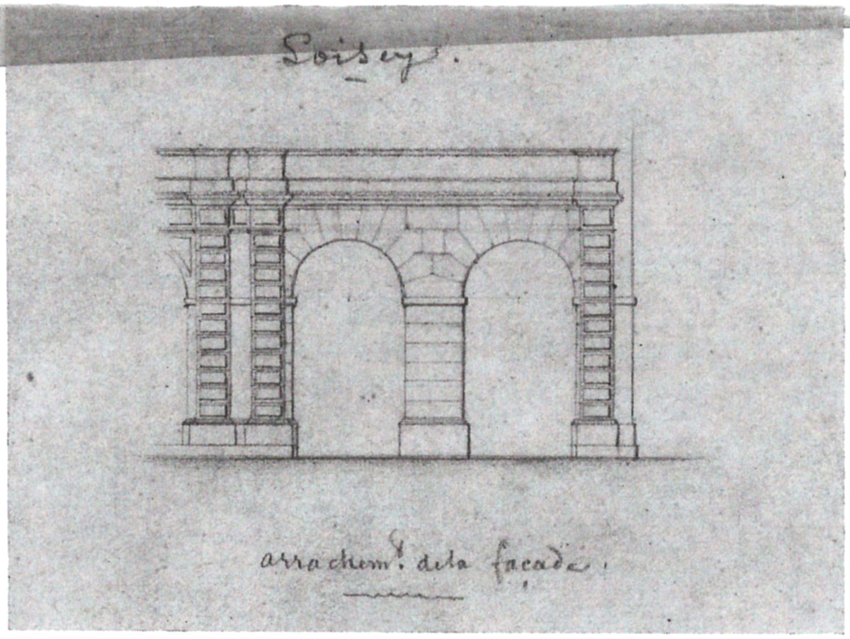 Projet d'école-mairie de Loisey en 1853