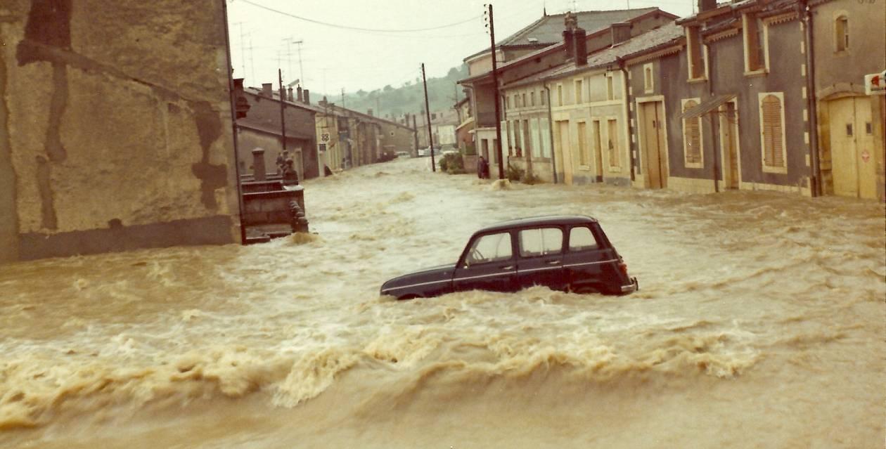 Les inondations historiques d'août 1972 à Loisey